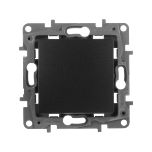 Legrand ETIKA  Выкл. 1кл. Антрацит