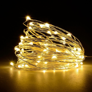 Гирлянда светод. "Роса20" 20 Led, 2м, 3000К,3*АА TDM