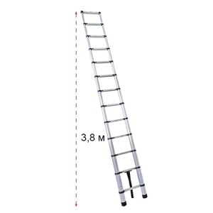 Лестница телескопическая Military 3,8м