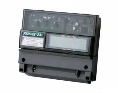Электросчетчик Меркурий 231 АМ-01 3*230/400В; 5(60)А; кл.т.1.0 ОУ DIN