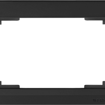 Werkel WL04-Frame-01 / Рамка для двойной розетки (черный матовый) Серия Stark