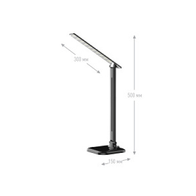 Светильник UF-716 C02 LED 11Вт черный Ultraflash